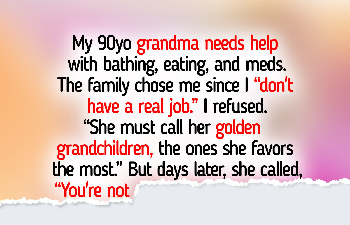 I Refuse to Sacrifice My Life Because My Family Chose Me as Grandma’s Caretaker