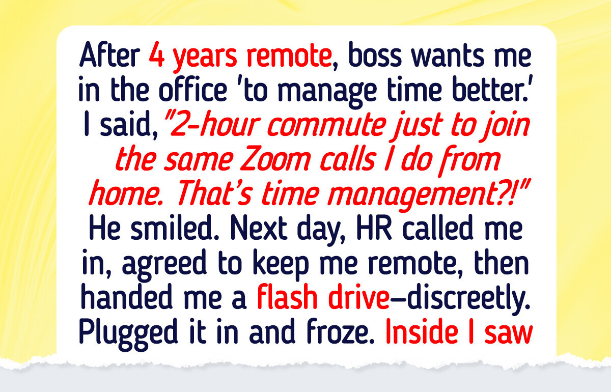 I Refused to Return to the Office After Years of Remote Work — Then HR Dropped a Bombshell