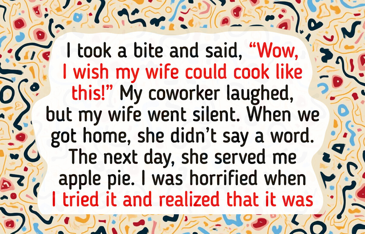 I Praised My Female Colleague’s Cooking, and My Wife Took It Personally