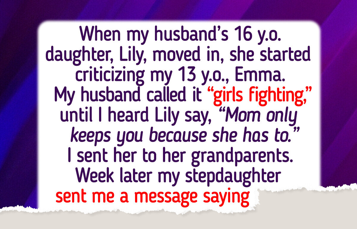 I Kicked My Stepdaughter Out — My Daughter Matters More, and I Won’t Apologize I Kicked My Stepdaughter Out — My Daughter Matters More, and I Won’t Apologize