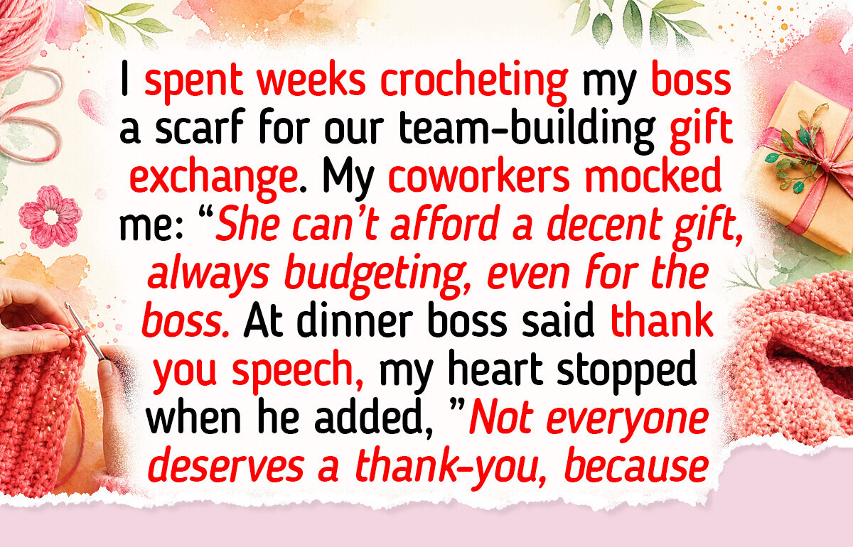I Gifted My Boss a Handmade Crochet Gift for Team Building, but My Coworkers Had Strong Opinions About It