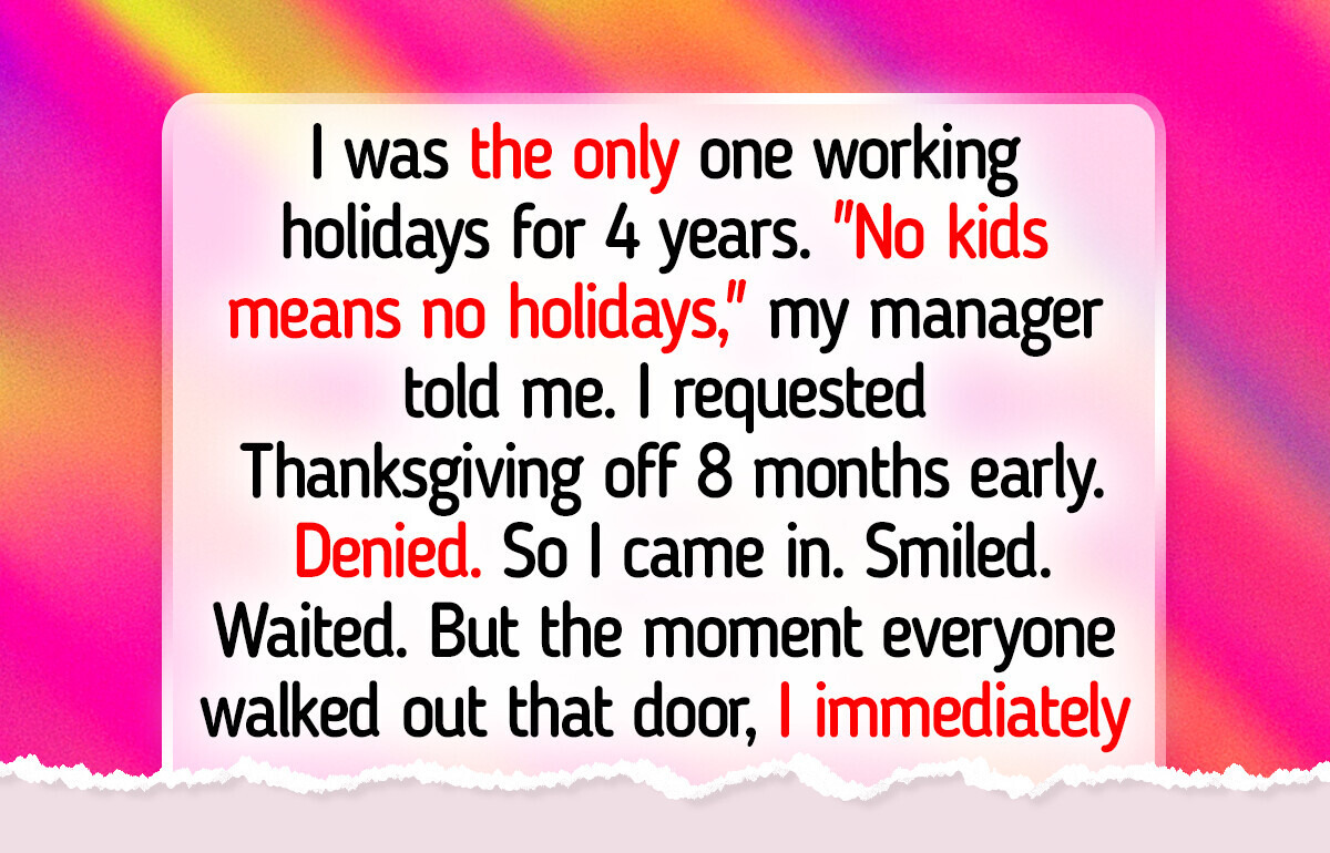 I Refused to Work Holidays Just Because I’m Childfree