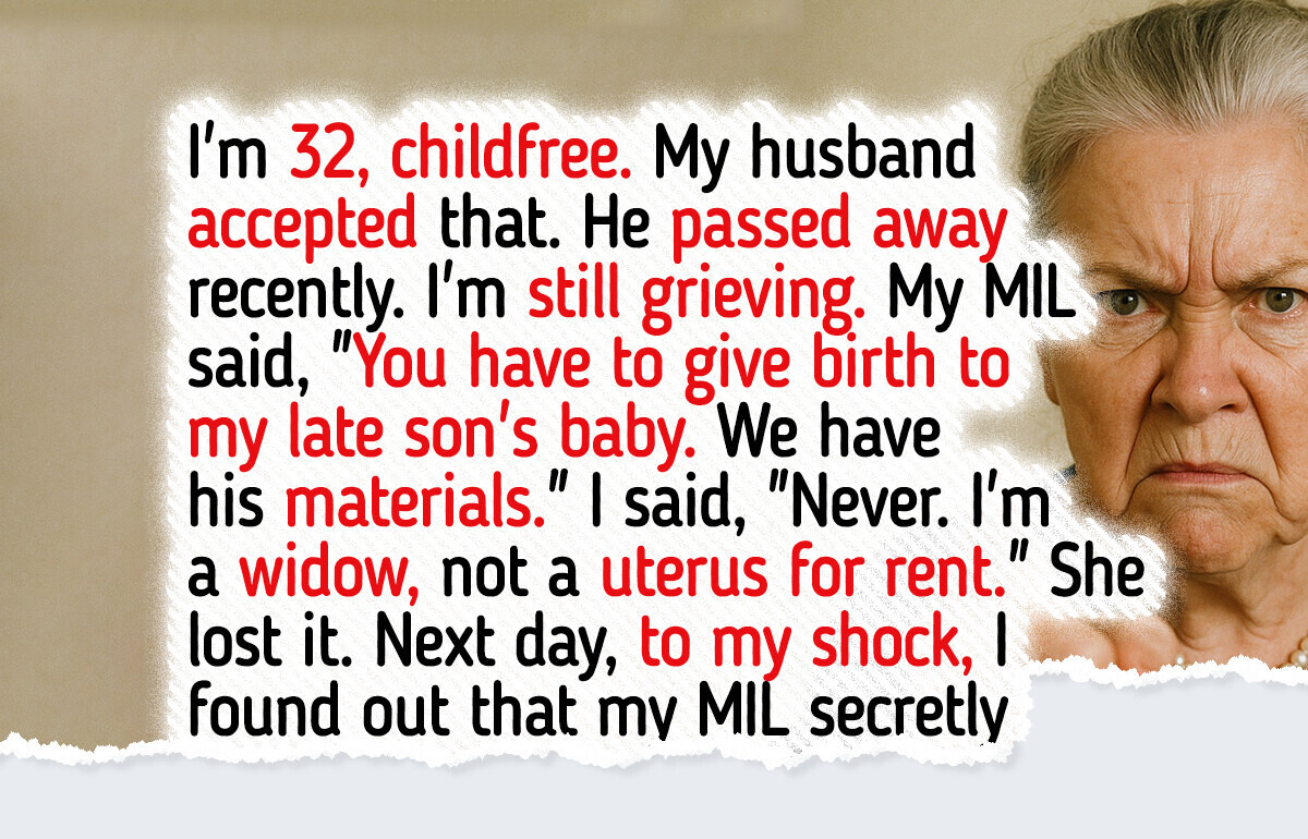 I Refuse to Carry My Late Husband’s Child, I’m a Widow, Not a Walking Uterus