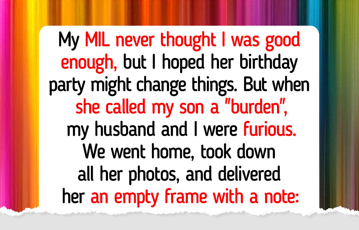 My MIL Humiliated My Son at Her Party, but I Got the Sweetest Revenge