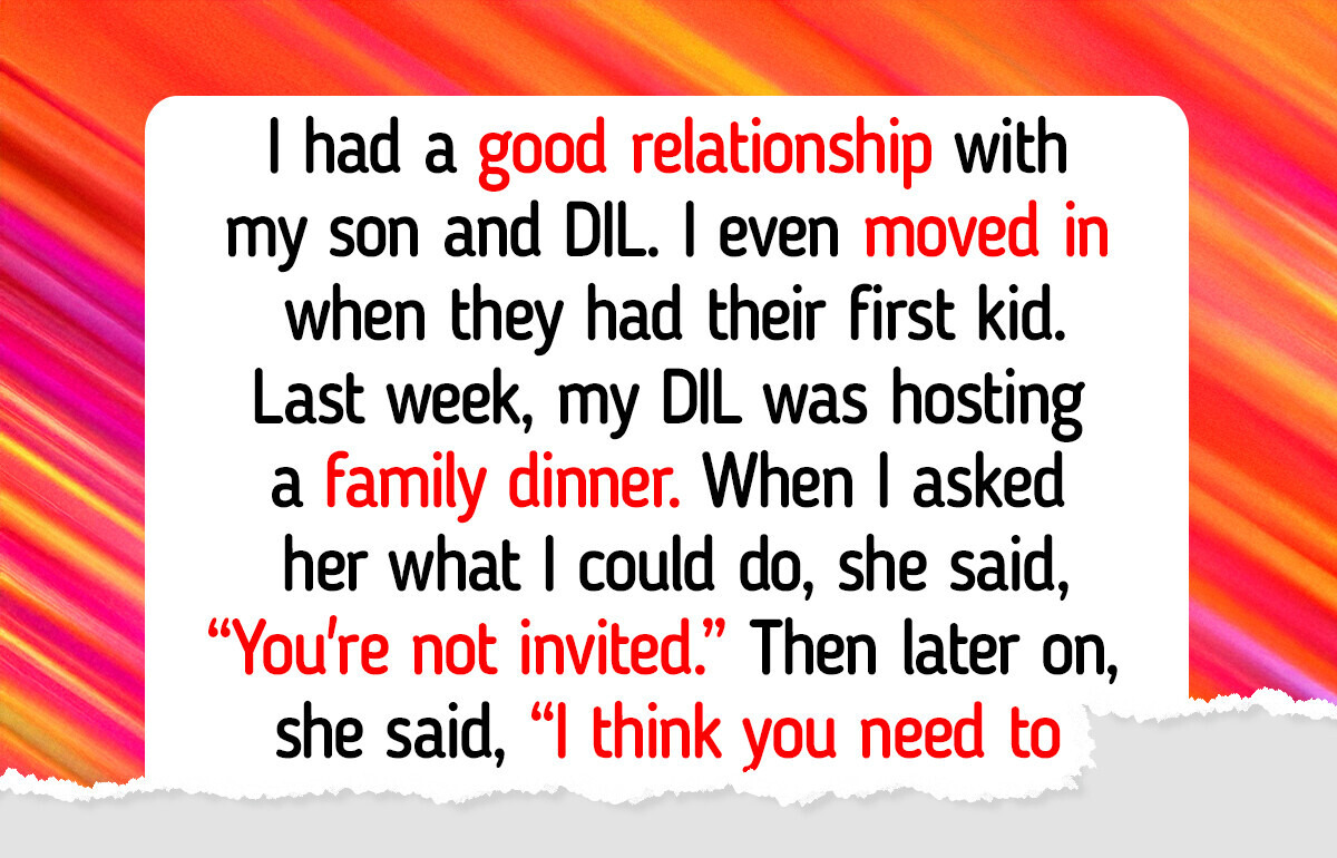 I Helped My DIL Through Every Step—Now She Is Cutting Me Out of Her Family I Helped My DIL Through Every Step—Now She Is Cutting Me Out of Her Family