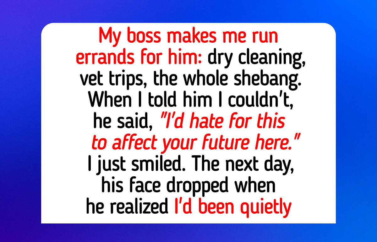 I Refuse to Be Treated Like My Boss’s Personal Servant—I’m Not Paid for That