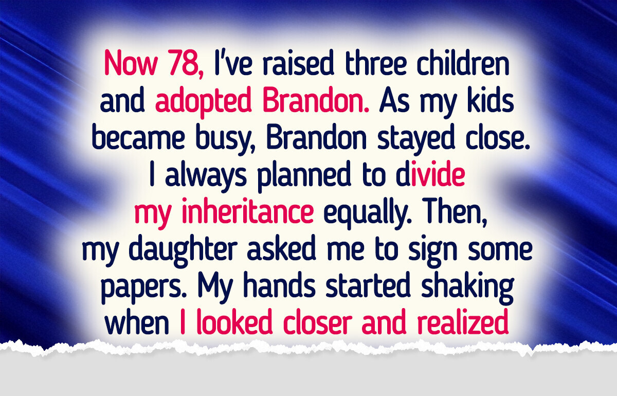 I Left My Estate to My Adopted Son, and Now My Biological Kids Are Pleading for a Share
