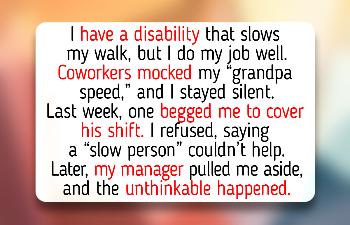 I Refused to Cover for Cruel Coworkers—Until My Boss Forced a Harsh Choice