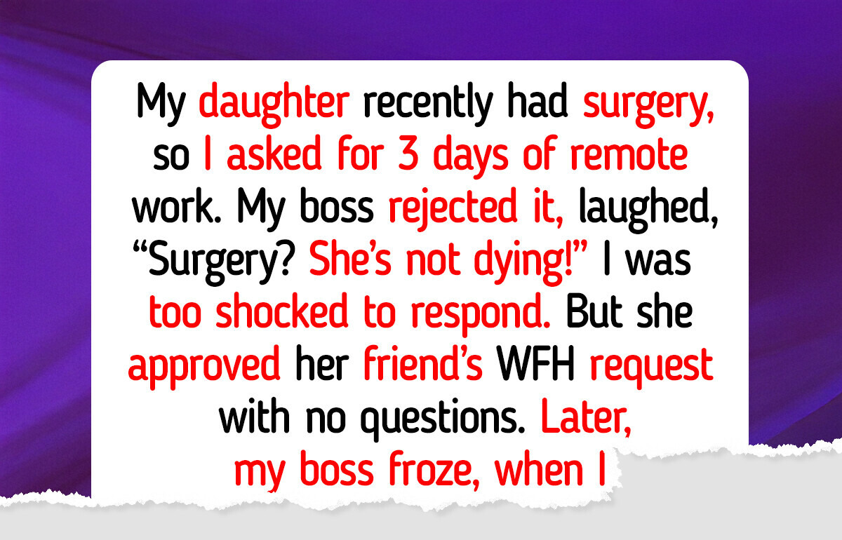 My Boss Treated My Child’s Surgery Like a Joke — I Went to HR