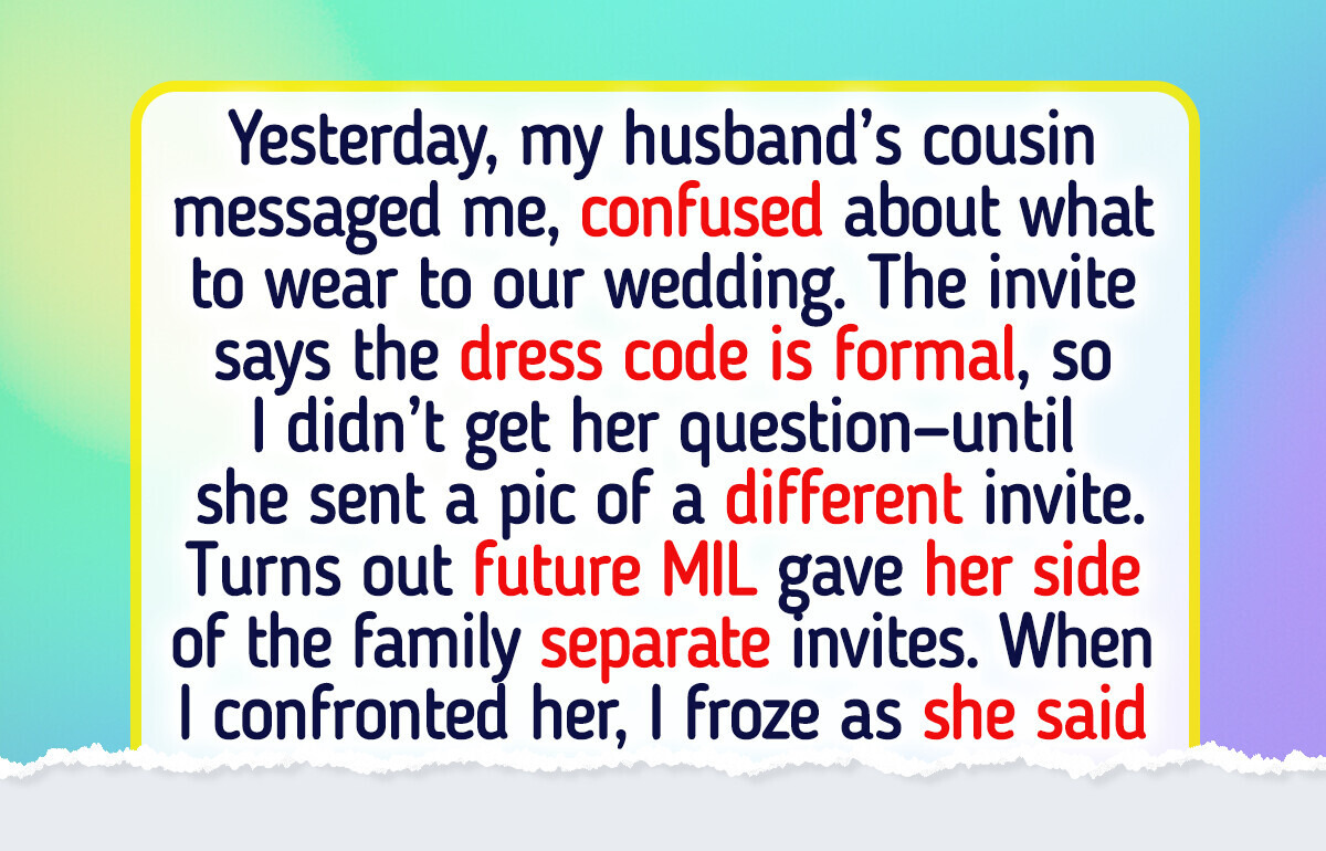 I Just Found Out My Future MIL Secretly Changed Our Wedding Invitations—and I’m Fuming I Just Found Out My Future MIL Secretly Changed Our Wedding Invitations—and I’m Fuming