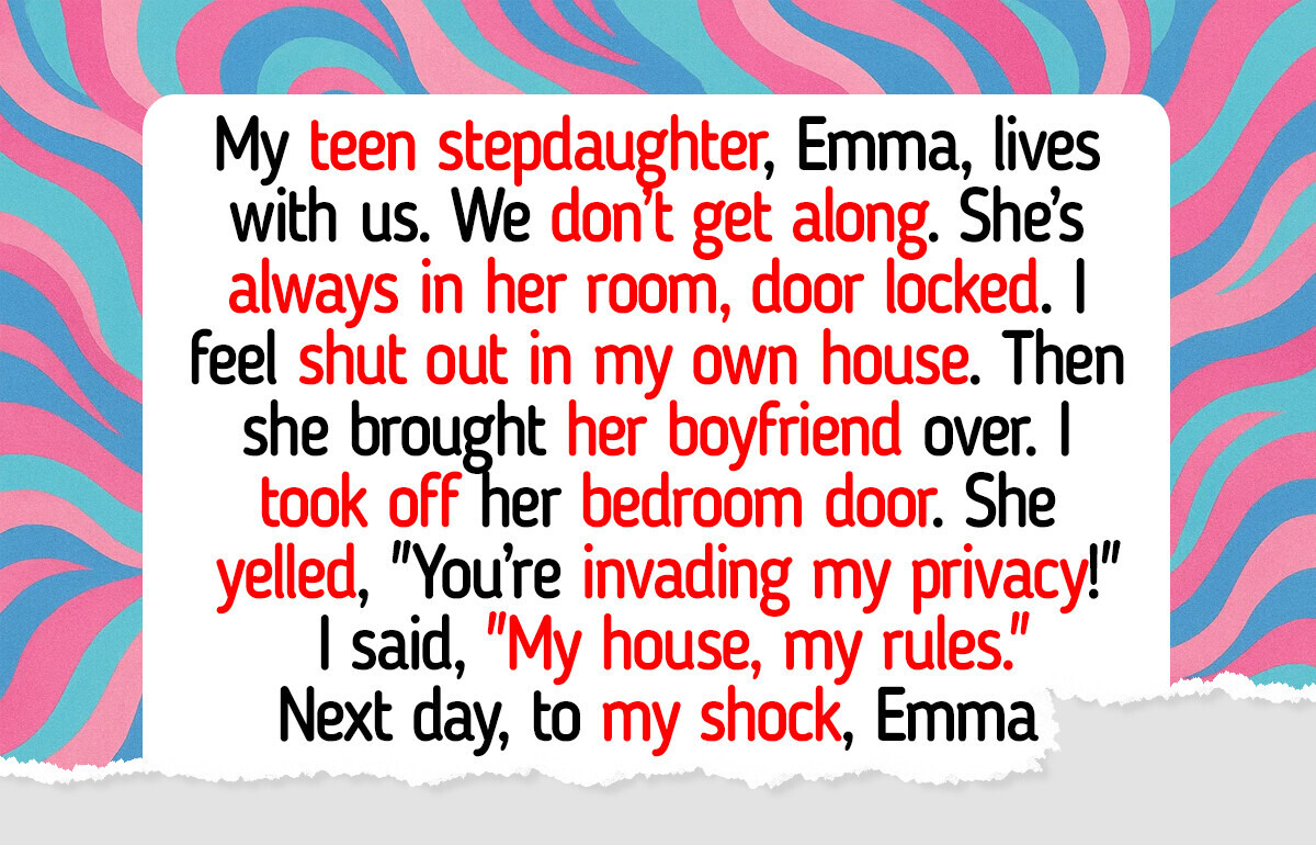 I Removed the Door From My Stepdaughter’s Room, My House Is Not a Teen Motel