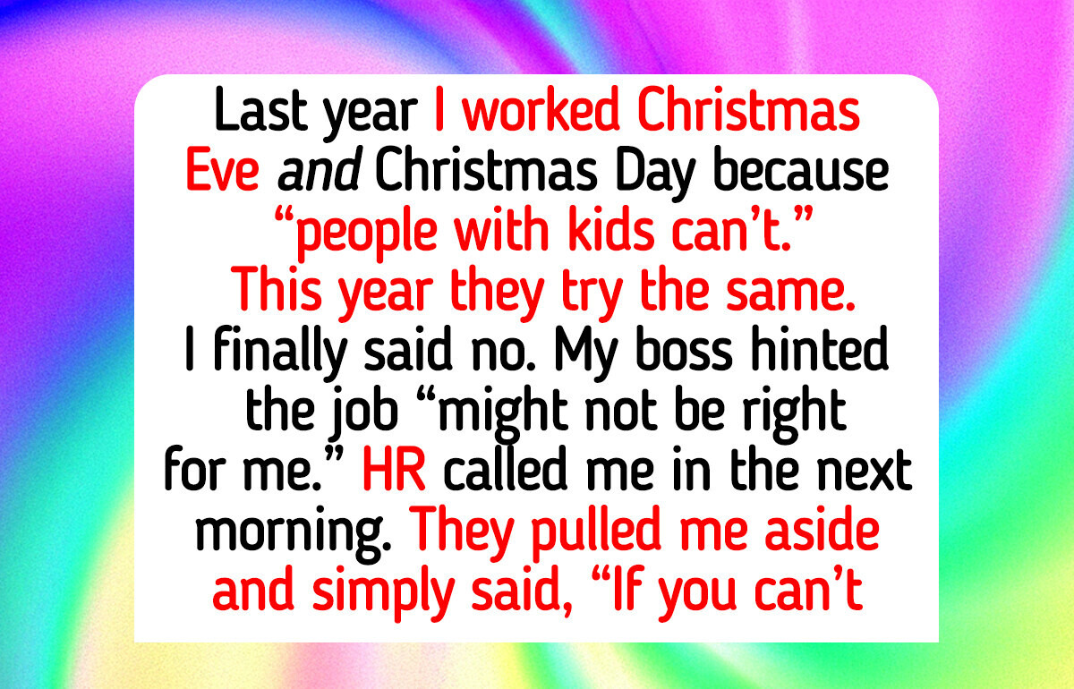 I Refused to Work Christmas Eve—And My Boss Lost It