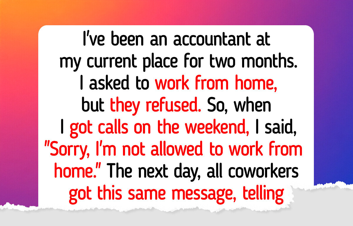 I Stopped Picking Up Job Calls on Weekends—Now HR Is Rethinking Their Policy I Stopped Picking Up Job Calls on Weekends—Now HR Is Rethinking Their Policy