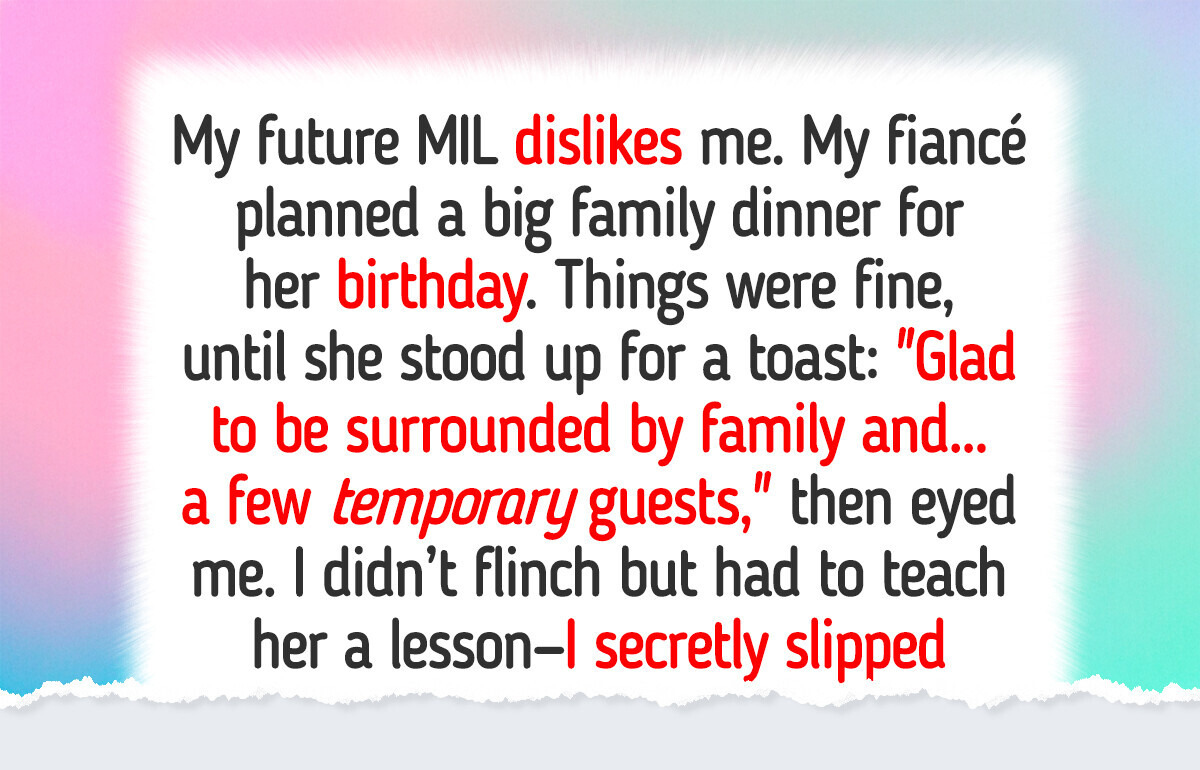 My Future MIL Insulted Me in Front of Everyone—But I Made Her Regret It My Future MIL Insulted Me in Front of Everyone—But I Made Her Regret It