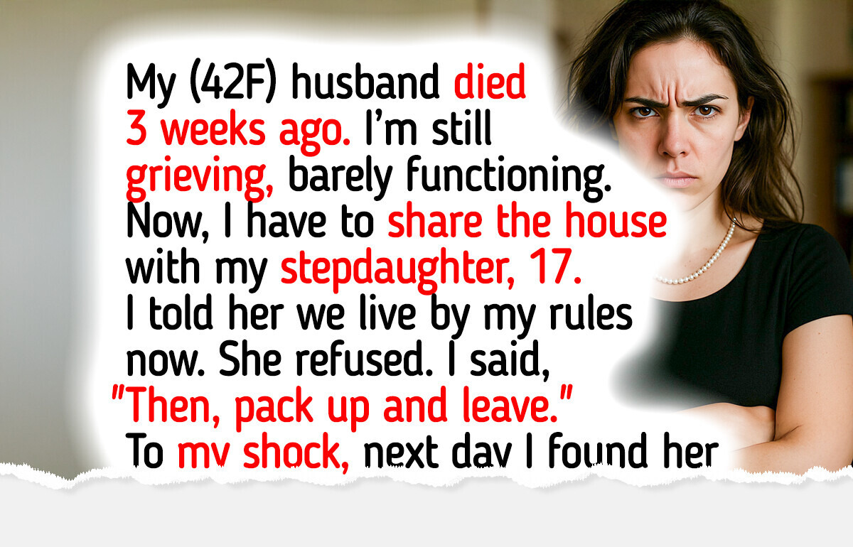 I Kicked My Stepdaughter Out After Her Dad’s Funeral, My House Is Not an Orphanage