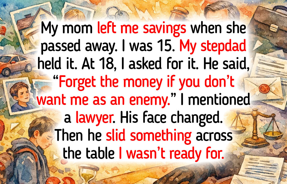 My Stepdad Managed My Mom’s Savings After She Passed Away — At 18 I Finally Asked for Every Penny
