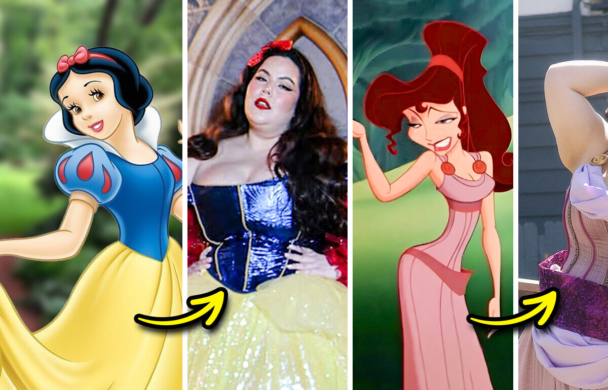 Plus-Size Designer Brings Disney Characters to Life With Realistic Bodies