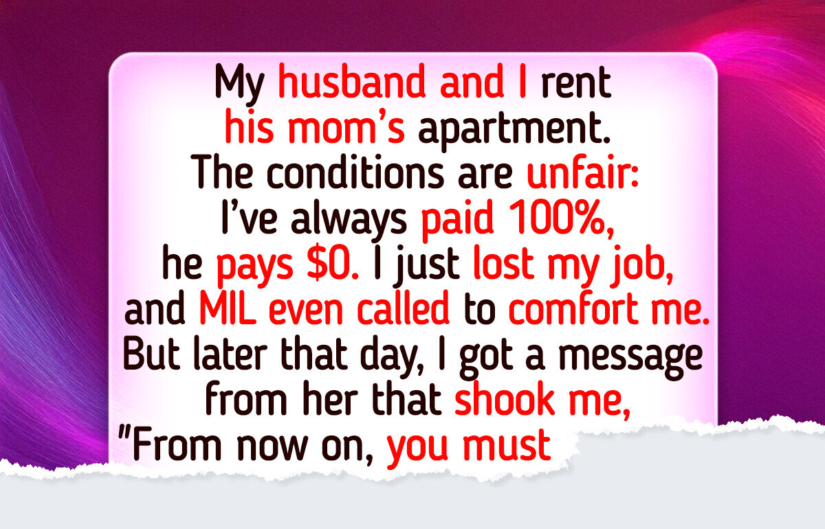 My MIL’s “Generosity” Disappeared the Moment I Lost My Job My MIL’s “Generosity” Disappeared the Moment I Lost My Job