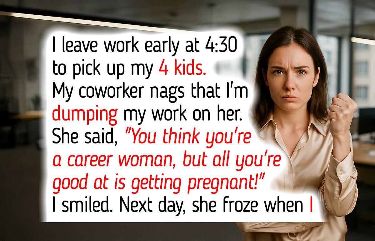 I Reported My Childfree Coworker to HR, She Kept Shaming Me for Having Kids I Reported My Childfree Coworker to HR, She Kept Shaming Me for Having Kids