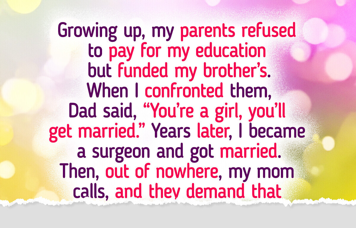 My Parents Refused to Fund My Education, So I Turned the Tables on Them