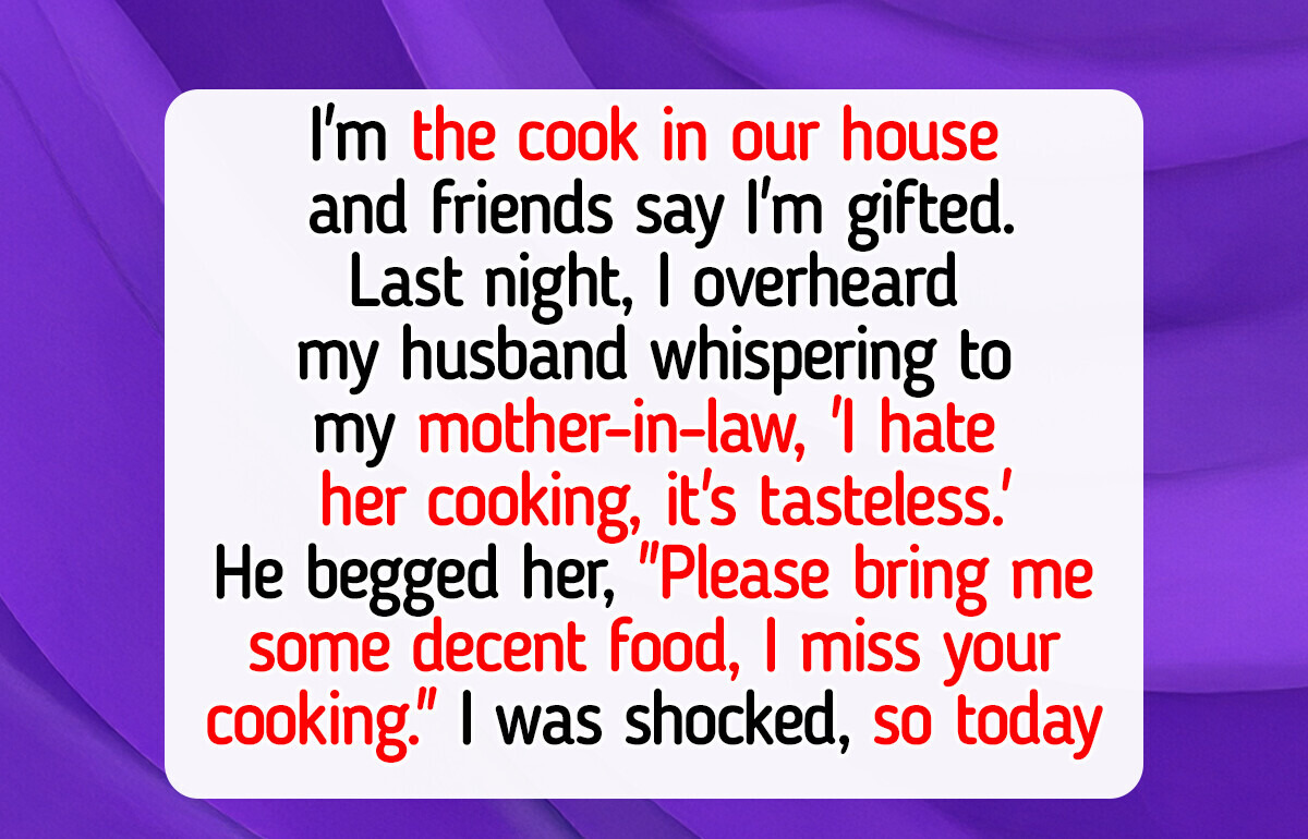 I Refuse to Let My Husband Bring His Mom’s Cooking Into My House I Refuse to Let My Husband Bring His Mom’s Cooking Into My House