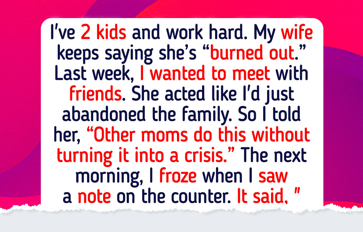 I Refuse to Sacrifice My Social Life Just Because My Wife Is Tired of Being a Mom