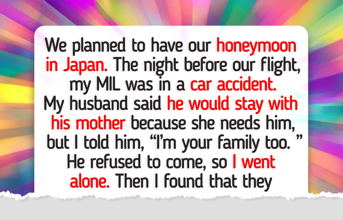 I Won’t Let My MIL’s Accident Stop Me From Taking My Honeymoon I Won’t Let My MIL’s Accident Stop Me From Taking My Honeymoon