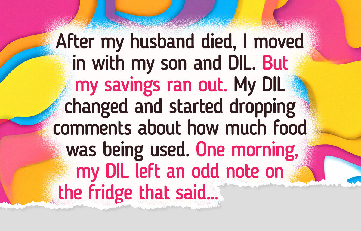 My DIL Hides Food From Me Because I Ran Out of Savings