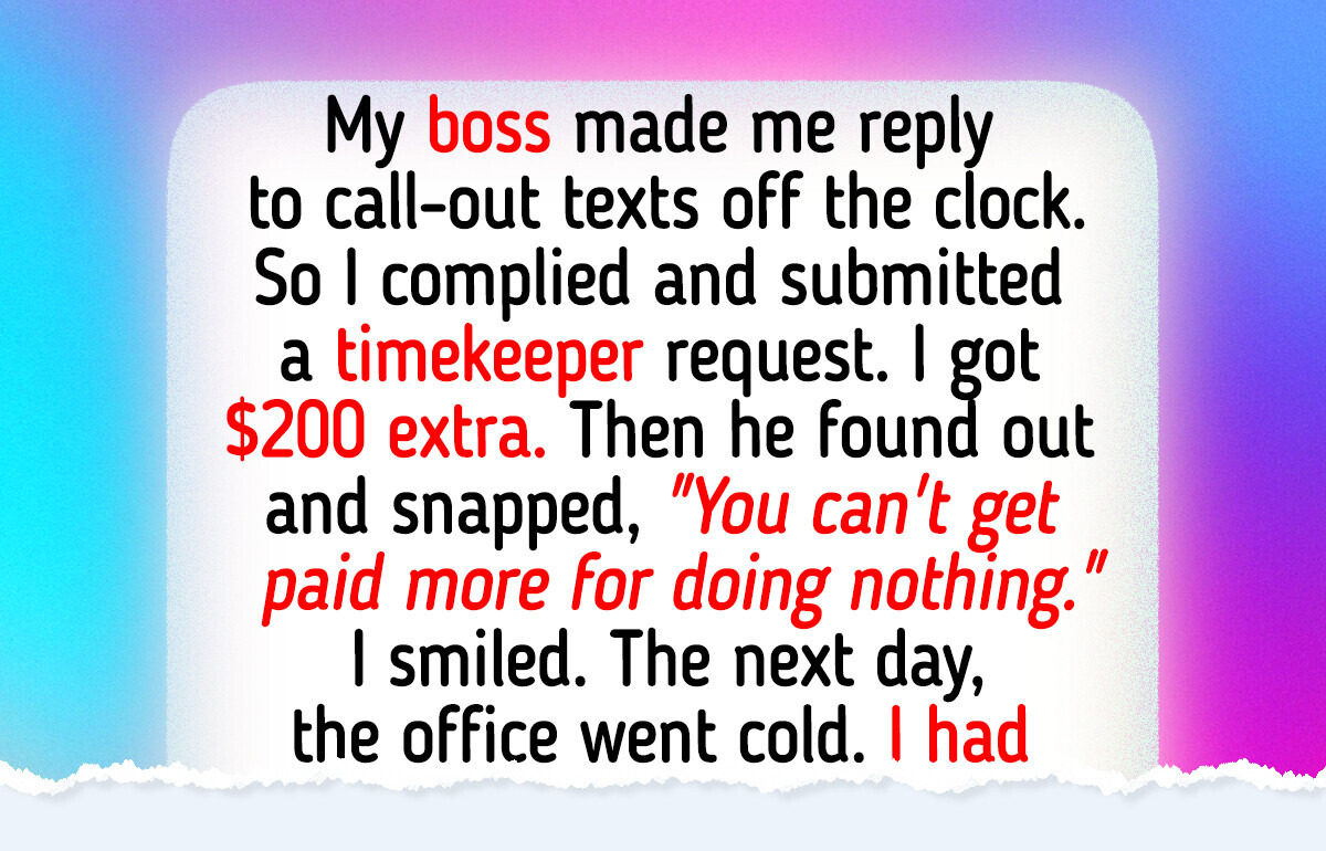 My Boss Expected Free Labor After Hours—I Made Him Regret Every Text