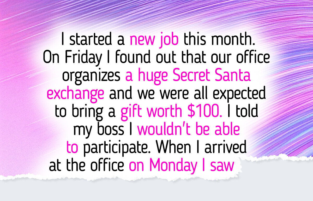 I Refused to Join the Office Secret Santa, I’m Not Here to Pretend We’re a Family I Refused to Join the Office Secret Santa, I’m Not Here to Pretend We’re a Family