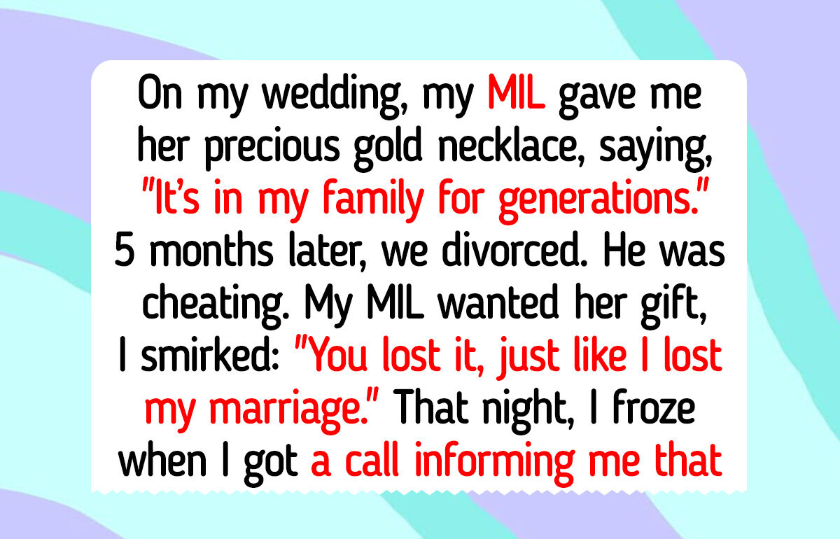 I Refuse to Return My Wedding Gift Just Because I Got Divorced