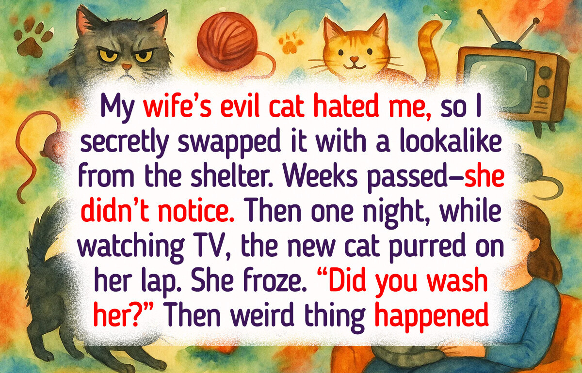 I Secretly Swapped My Wife’s Cat, She Didn’t Notice Until One Thing Shocked Us Both