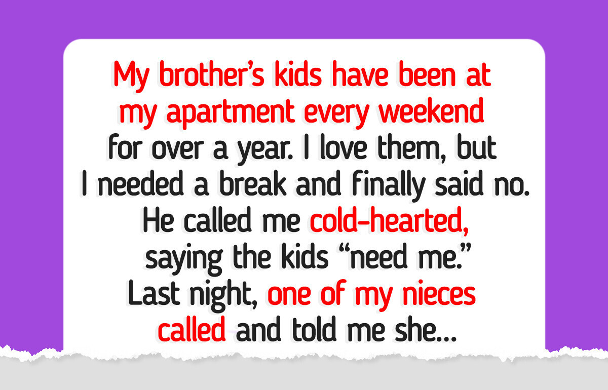 I Refuse to Be an On-Call Babysitter Every Weekend, I’m Done Doing Charity Work I Refuse to Be an On-Call Babysitter Every Weekend, I’m Done Doing Charity Work