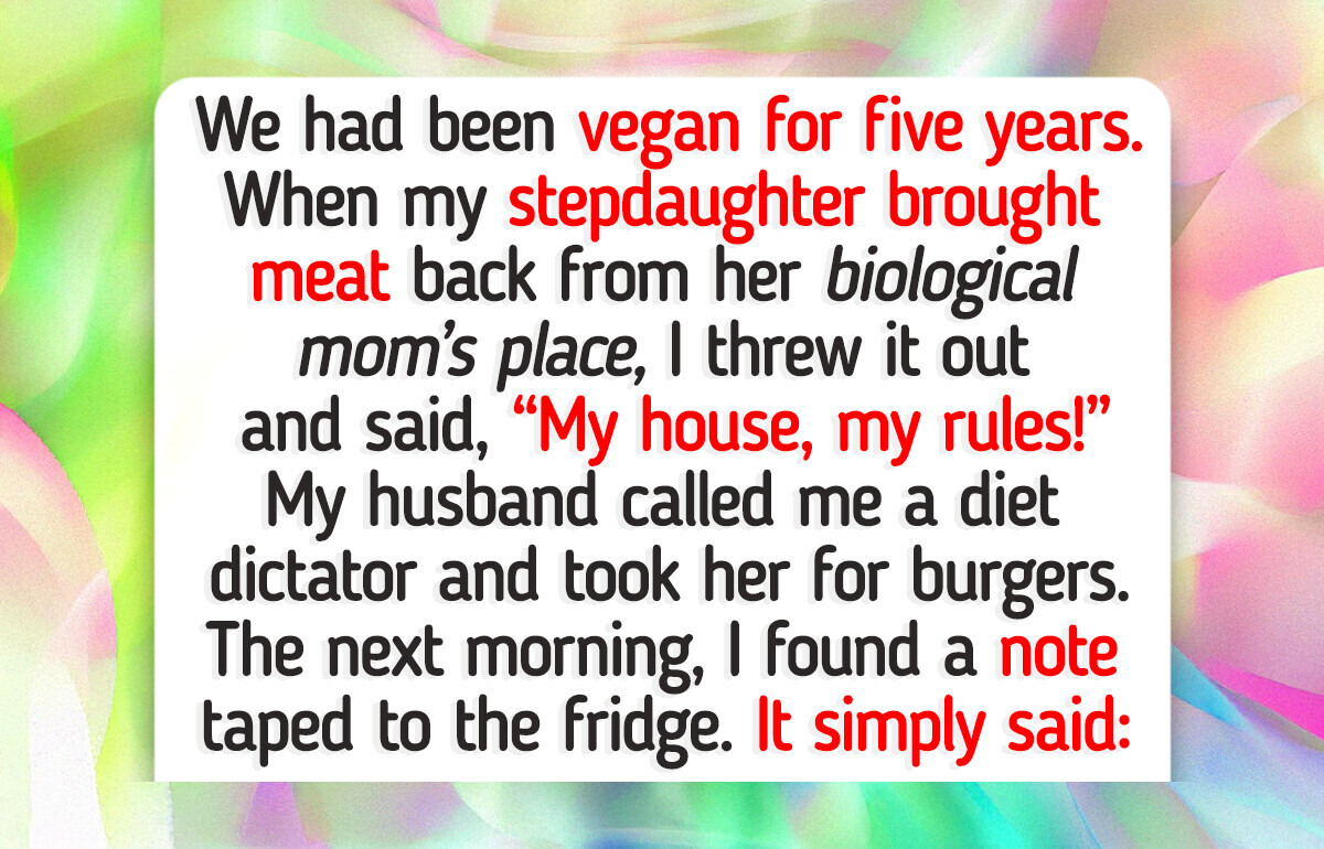 I Forbade My Stepdaughter From Eating Meat — My House, My Rules