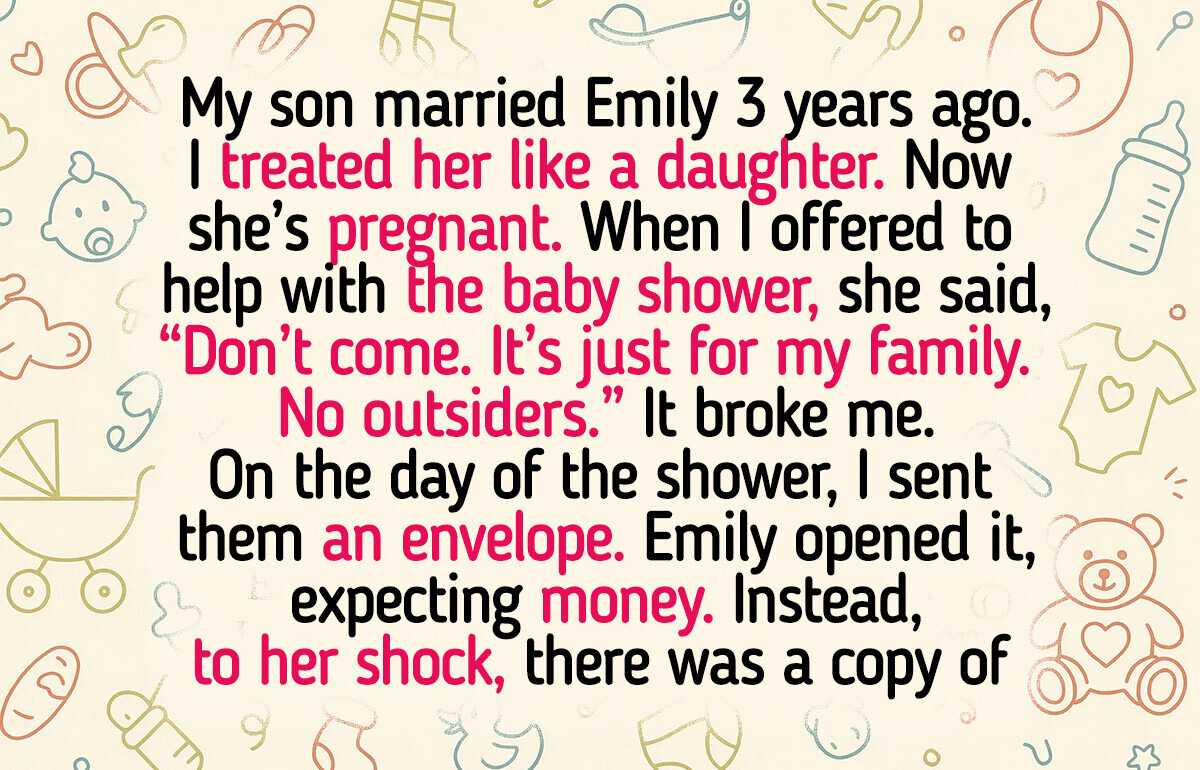 My DIL Excluded Me From Gender Reveal Party, Said I’m Not a Family, I Taught Her a Lesson She Won’t Forget My DIL Excluded Me From Gender Reveal Party, Said I’m Not a Family, I Taught Her a Lesson She Won’t Forget
