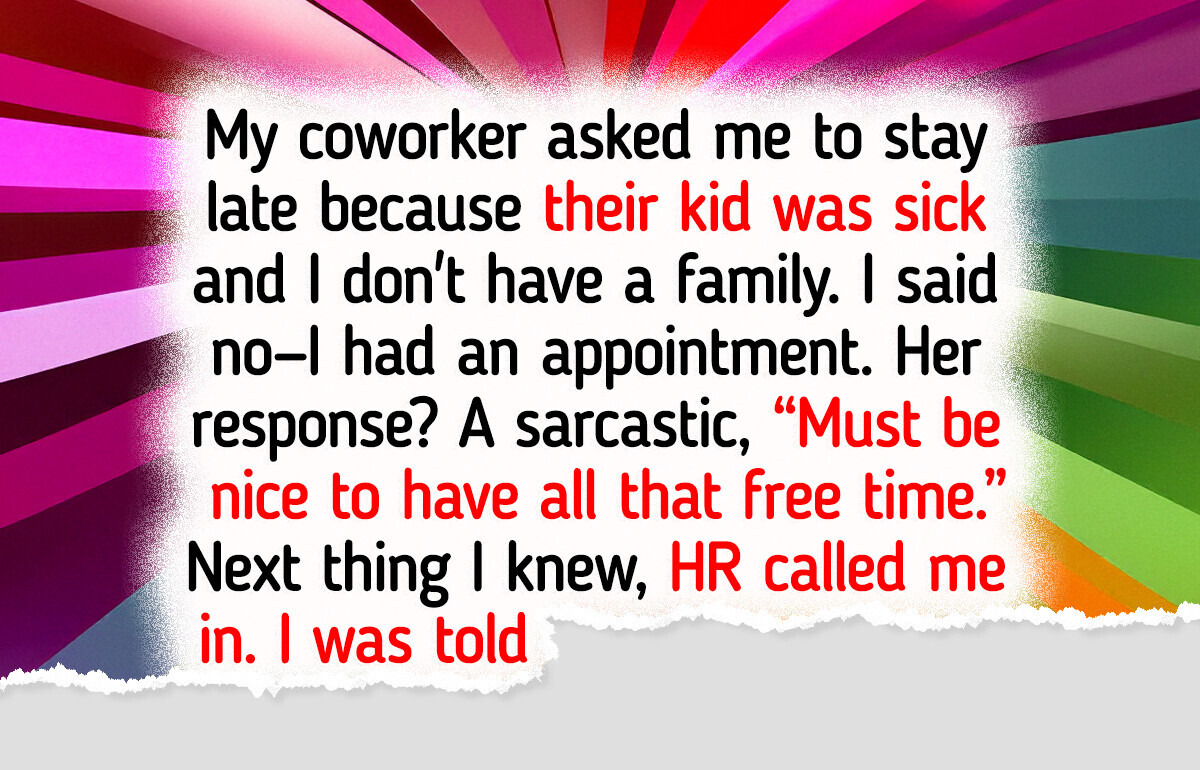 I Refused to Cover for a Coworker’s Sick Kid—Now I’m HR’s Problem I Refused to Cover for a Coworker’s Sick Kid—Now I’m HR’s Problem