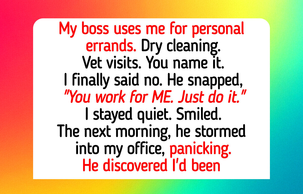 I Refuse to Be Treated Like My Boss’s Personal Servant—I’m Not Paid for That