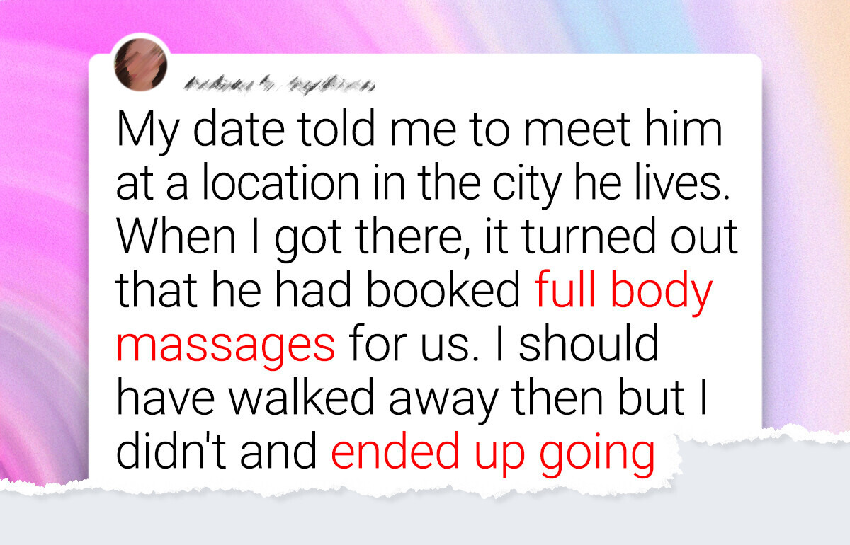10 People Who Walked Into Red Flags on First Dates