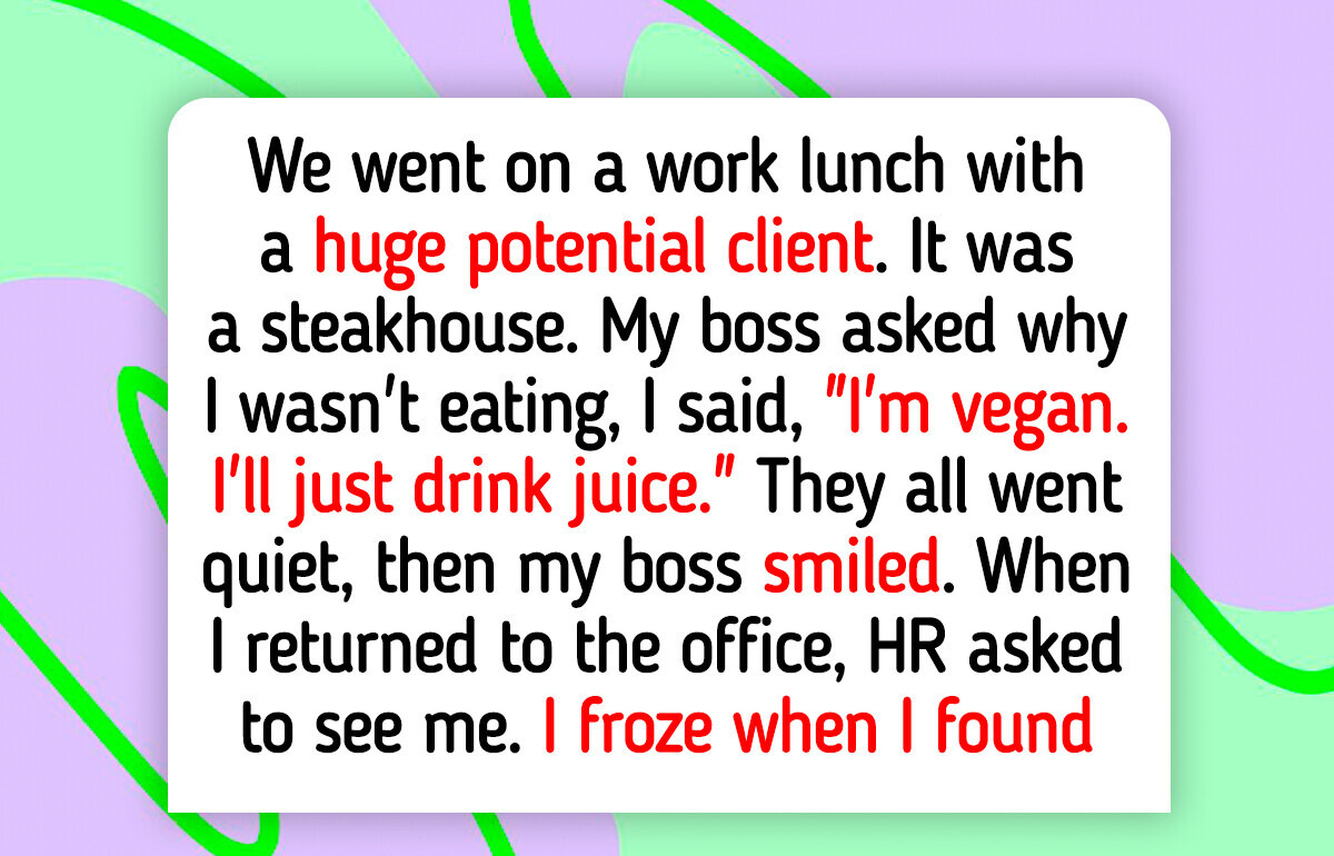 I Refused to Eat Meat at a Work Lunch, Now HR Is Involved I Refused to Eat Meat at a Work Lunch, Now HR Is Involved