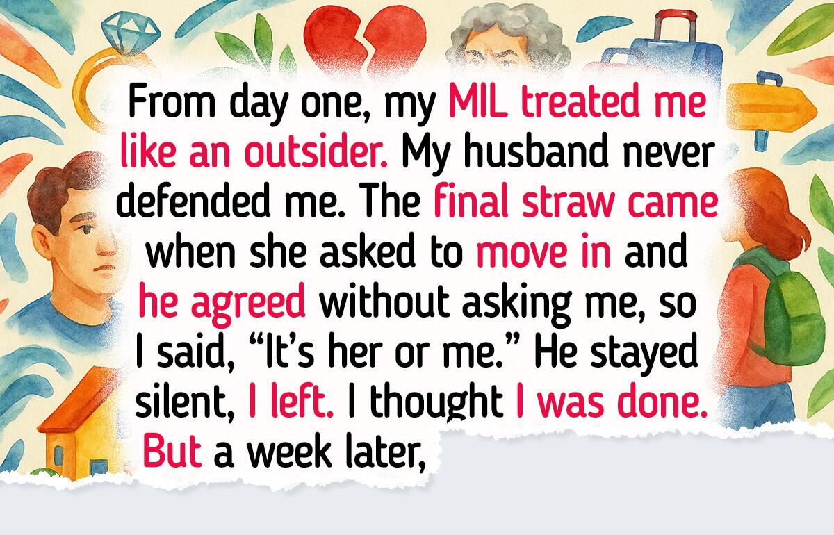 I Left My Husband and His Controlling Mother — Then Life Threw Me a Curveball I Left My Husband and His Controlling Mother — Then Life Threw Me a Curveball
