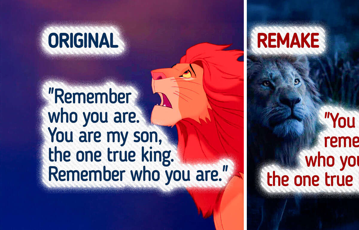 10 Untouchable Disney Lines That Actually Got Changed in the Remakes 10 Untouchable Disney Lines That Actually Got Changed in the Remakes