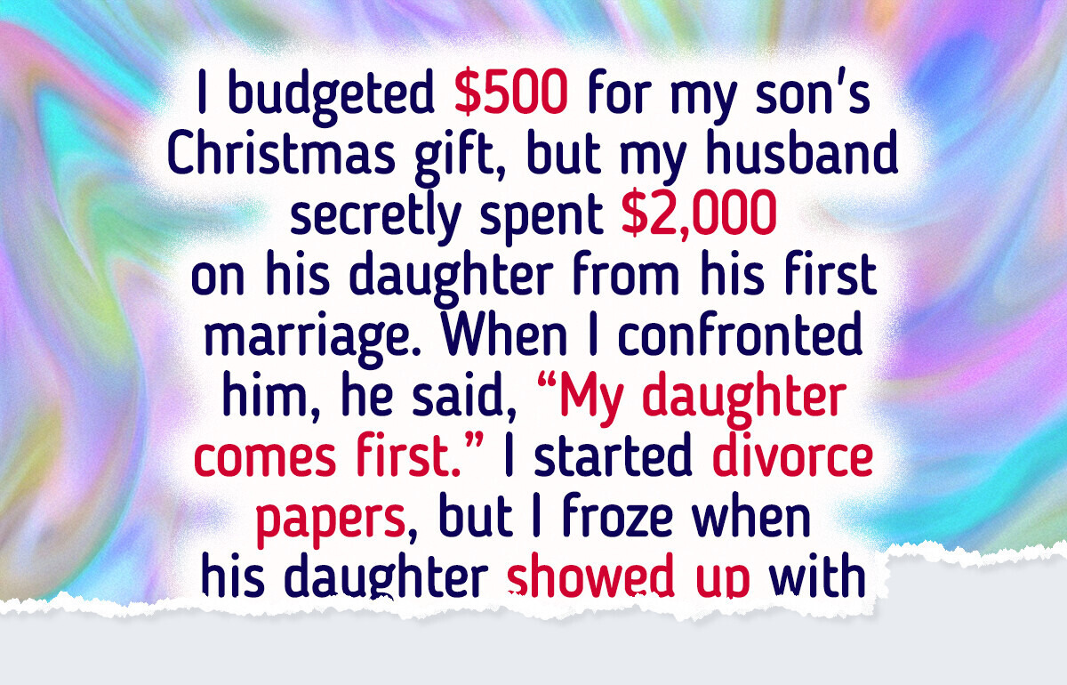 I Refused to Stay After My Husband Secretly Spoiled His Daughter—Then I Heard the Truth