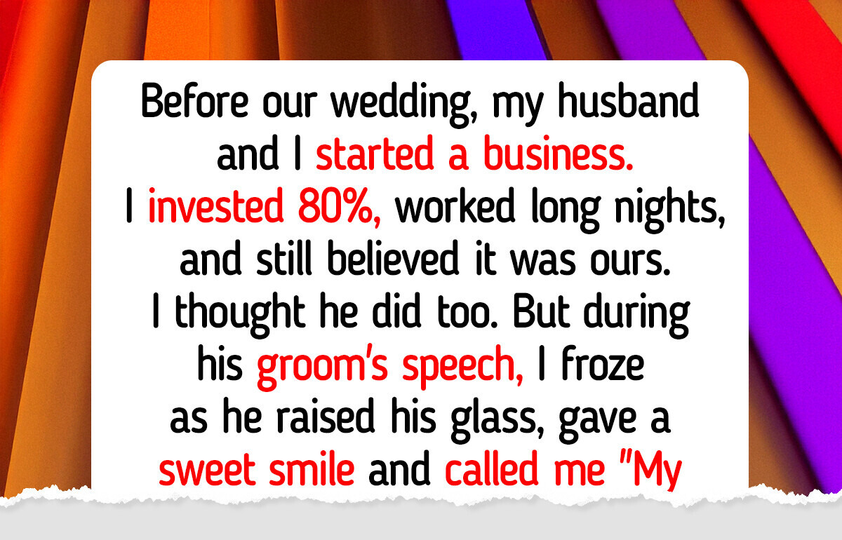My Husband’s Wedding Speech Was Meant to Be Romantic—It Became My Wake-Up Call Instead My Husband’s Wedding Speech Was Meant to Be Romantic—It Became My Wake-Up Call Instead