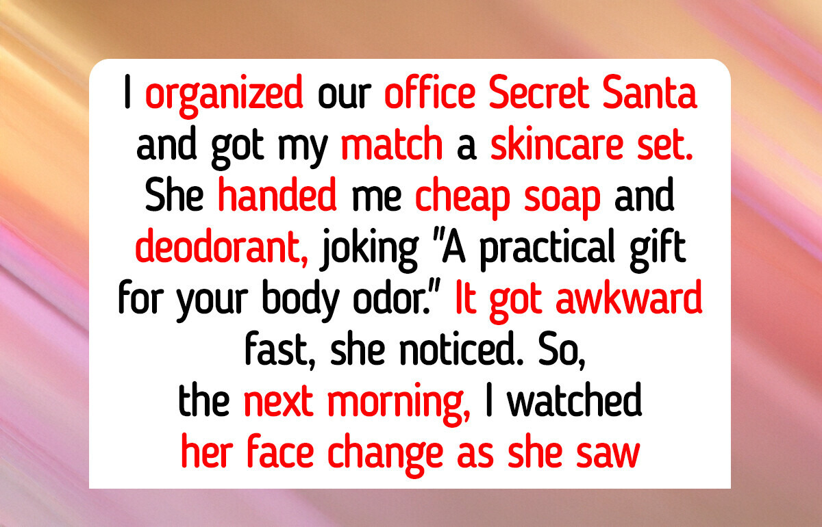 I Bought a Lavish Secret Santa Gift and Received a Cheap, Insulting One in Return