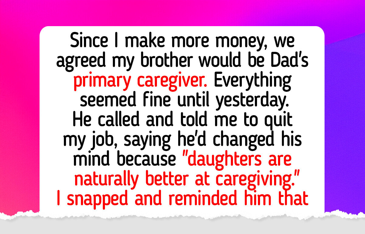 I Refuse to Quit My Job to Care for My Sick Dad, I’m Not His Only Child I Refuse to Quit My Job to Care for My Sick Dad, I’m Not His Only Child