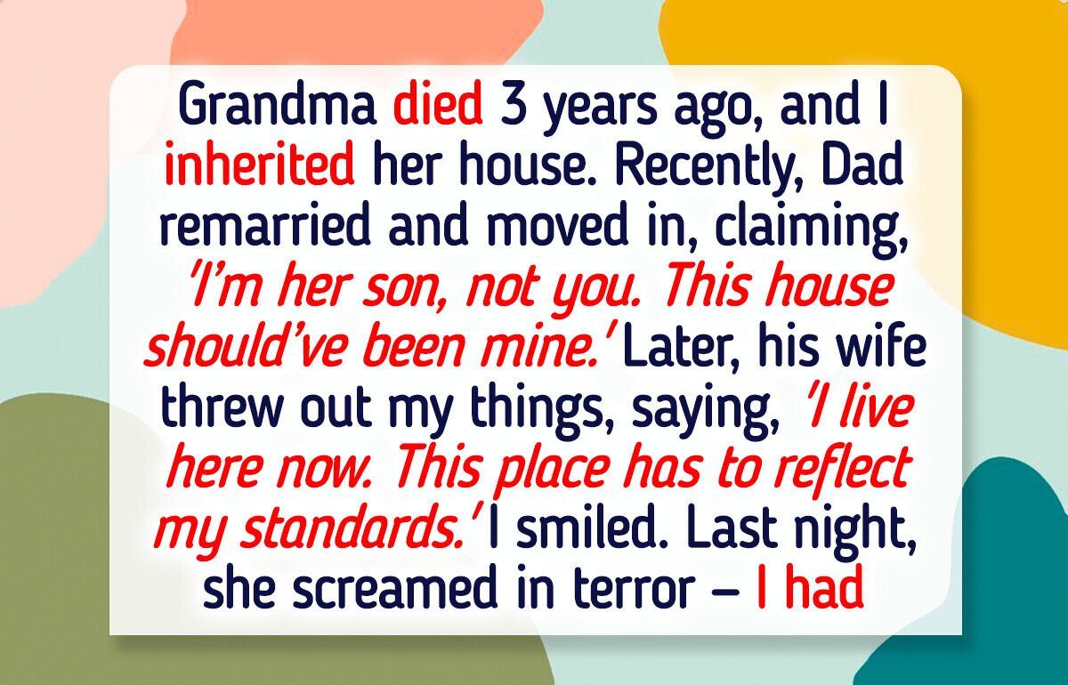 I Refused to Let My Stepmom Take Over My Inherited House—So I Set a Quiet Trap