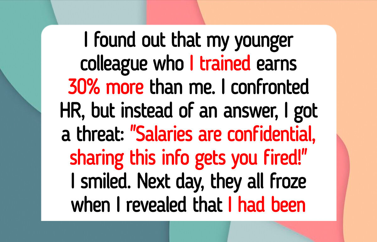 I Refuse to Get a Lower Salary Than the Colleague I Trained I Refuse to Get a Lower Salary Than the Colleague I Trained
