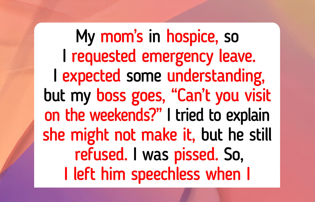 I Refused to Work While My Mom Was Dying—HR Got Involved