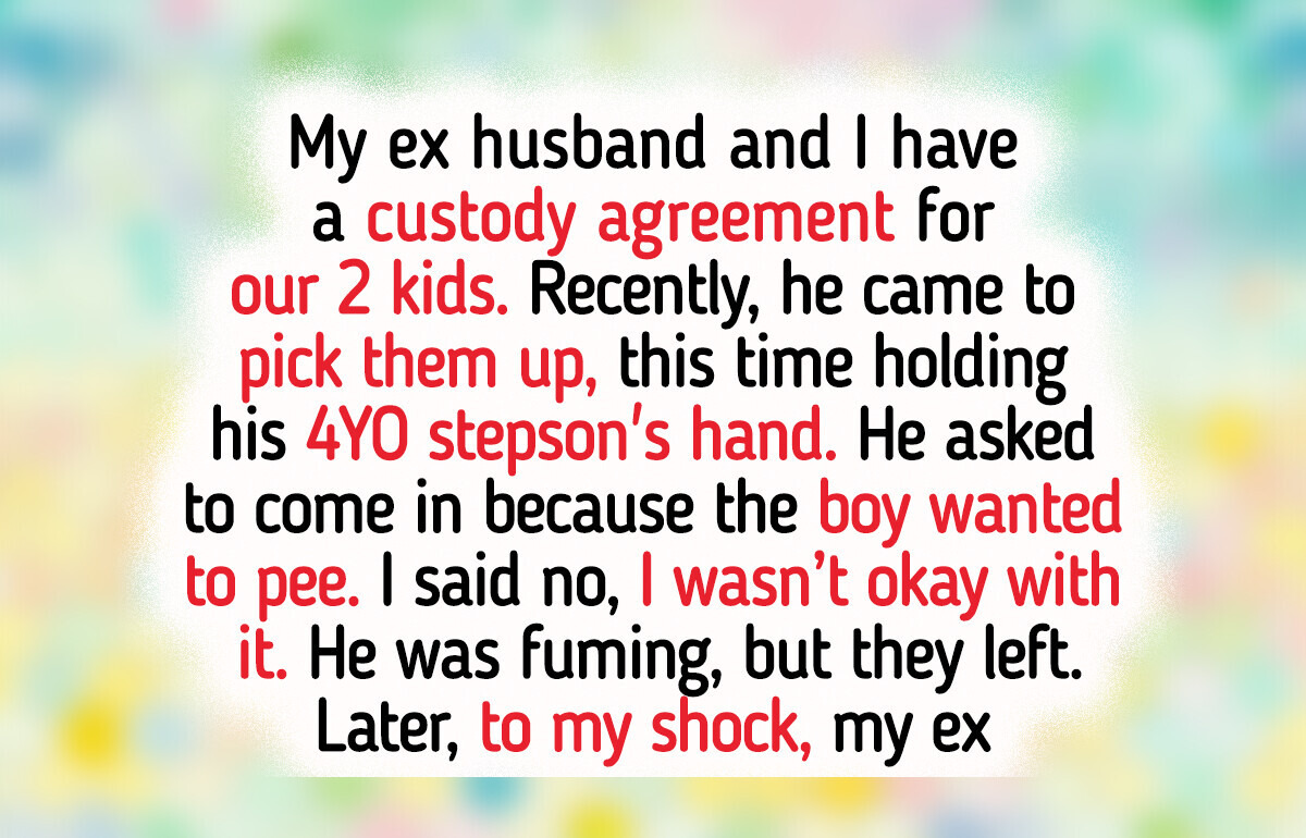 I Refused to Let My Ex Husband’s Kid Use My Bathroom, My House Is Not a Public Toilet