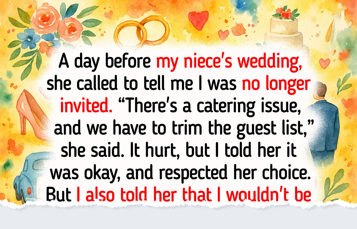 My Niece Uninvited Me From Her Wedding the Night Before — Then Blamed Me for Ruining Everything My Niece Uninvited Me From Her Wedding the Night Before — Then Blamed Me for Ruining Everything